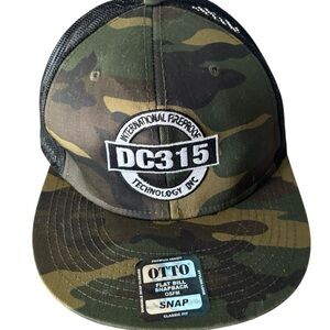 OTTO Camo Flat Bill Snapback Hat